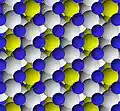 Chlorite structure viewed along [001] showing pseudohexagonal structure