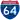 Straßenschild der I-64