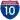 Straßenschild der I-10