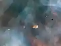 View of several proplyds within the Orion Nebula taken by the Hubble Space Telescope
