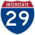 Interstate 29 marker