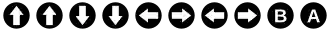 Buttons of the code; in order, up, up, down, down, left, right, left, right, B, A