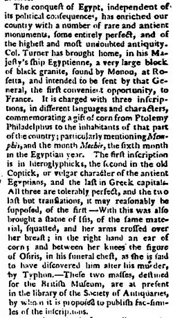 A newspaper column of approximately three column inches. See image description page for a full transcript.