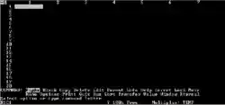 Multiplan on MS-DOS
