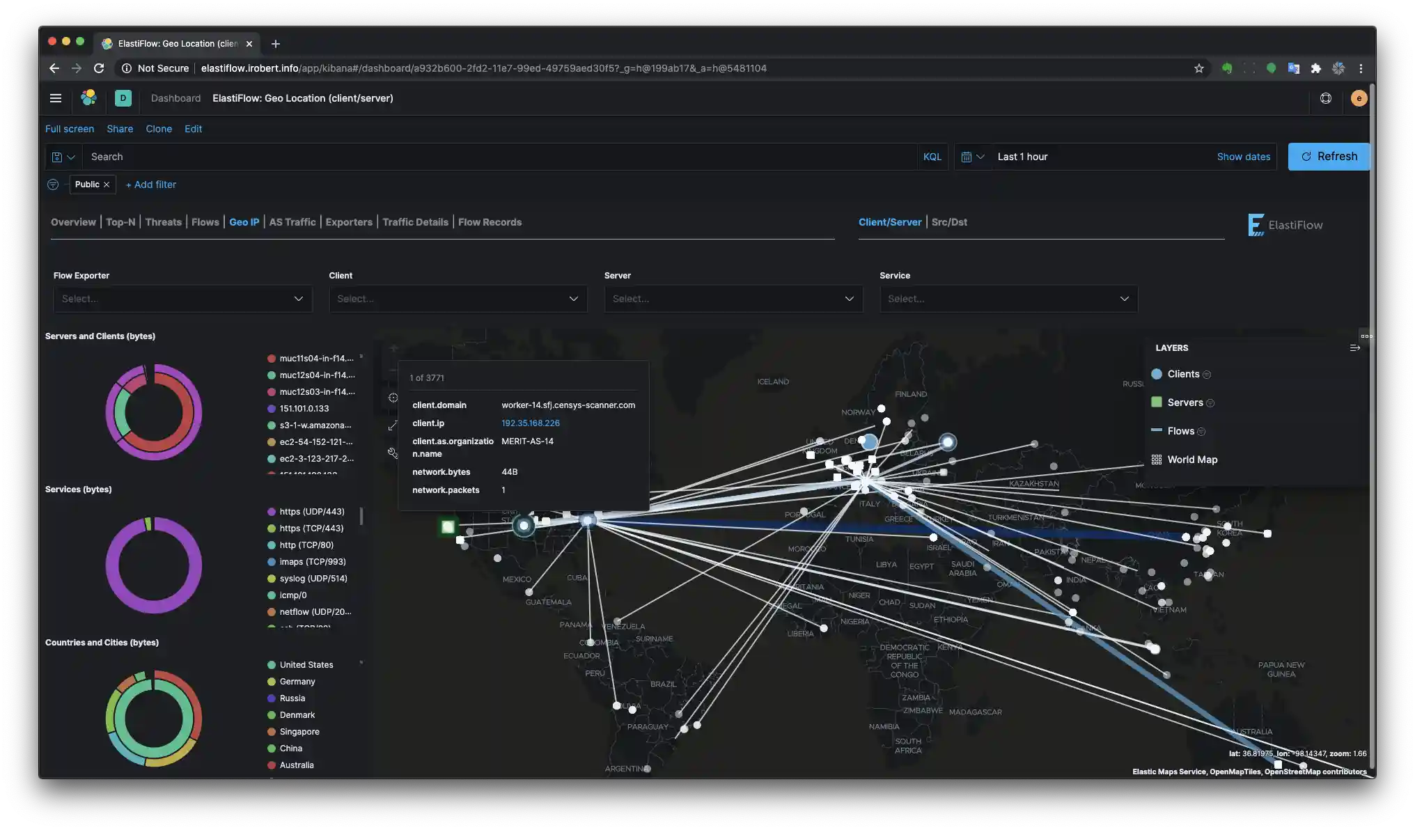 Client/Server Geo IP