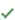 green check