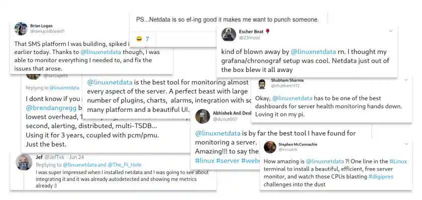 Users who are addicted to Netdata