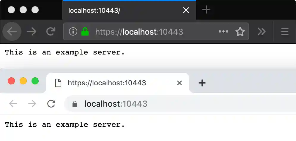 Chrome and Firefox screenshot
