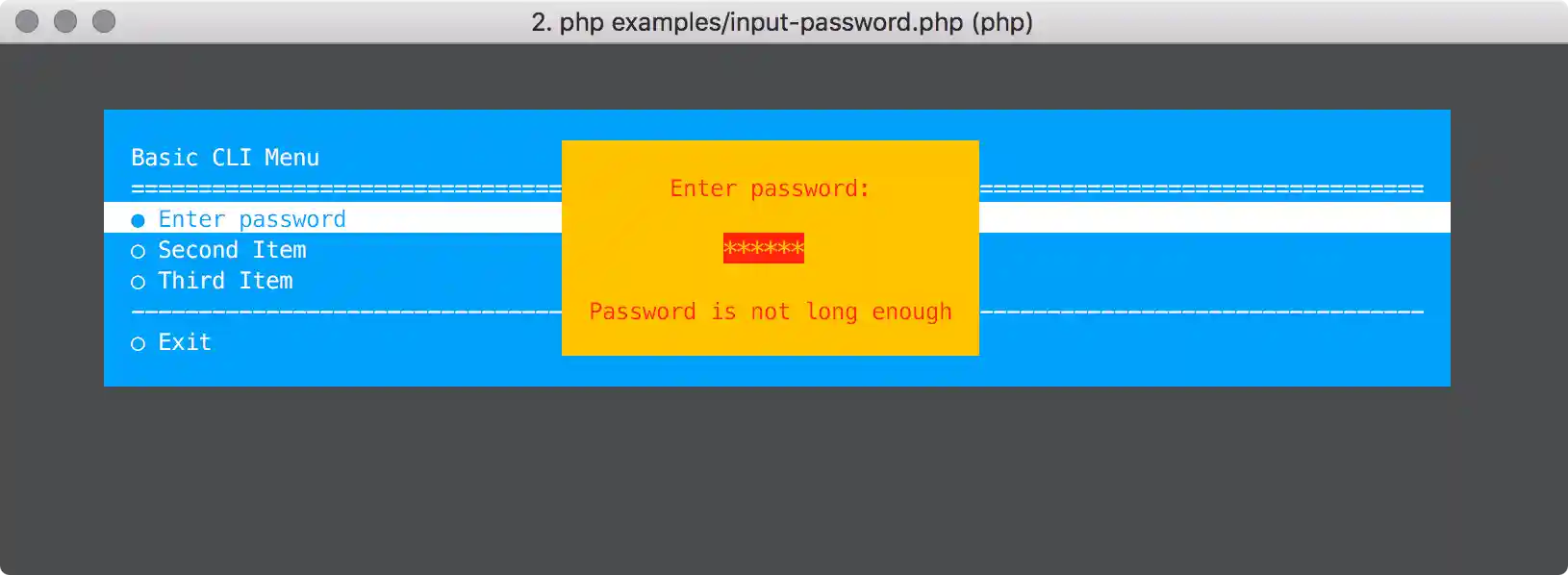 submenu