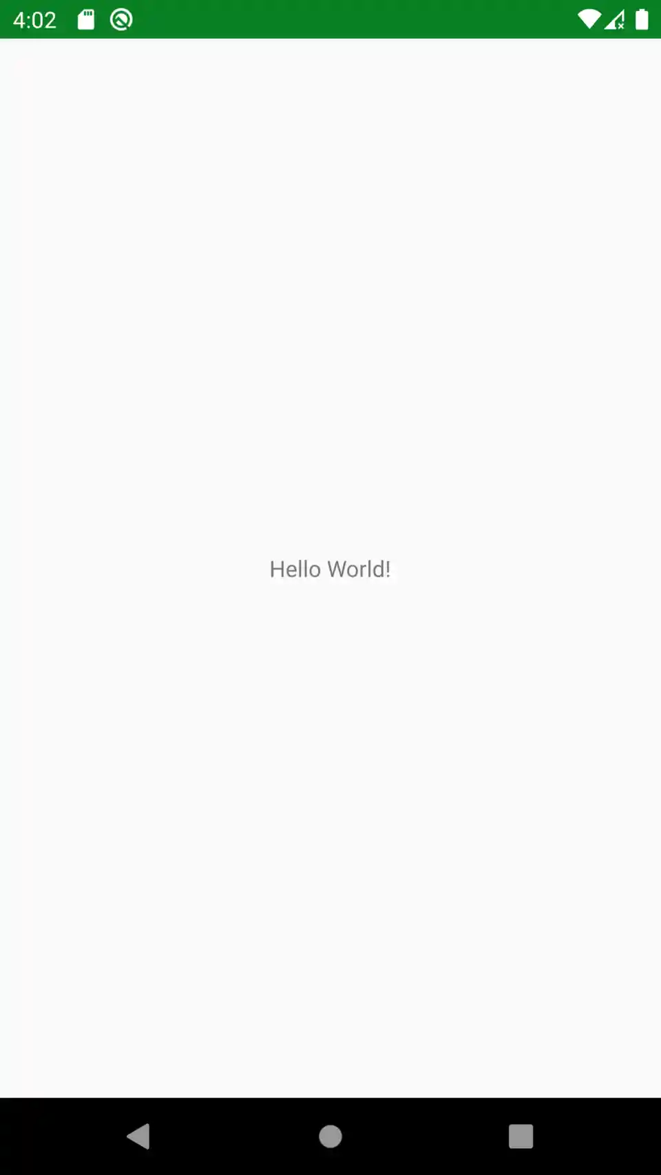 HelloWorld Android
