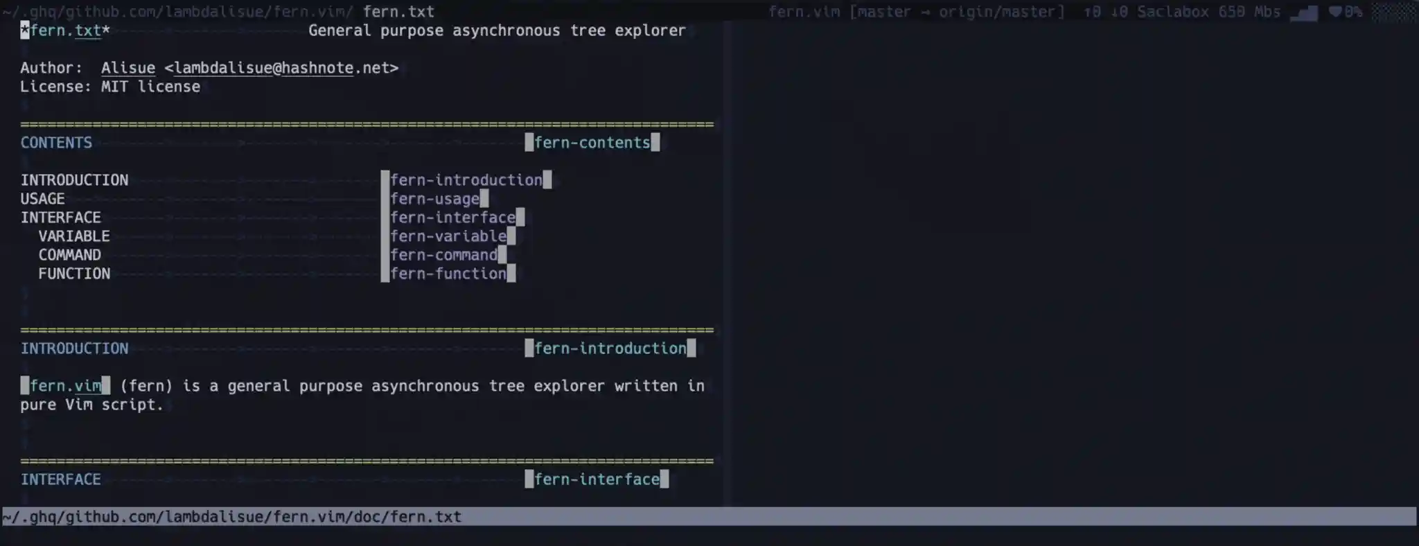 Screencast of Split windows