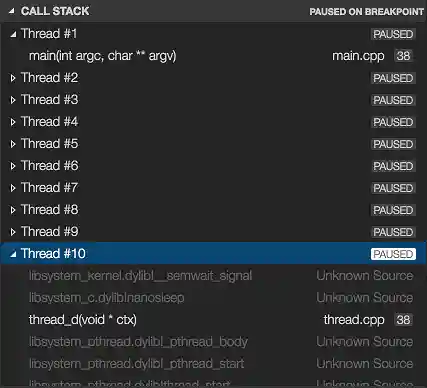 Multi-threaded process