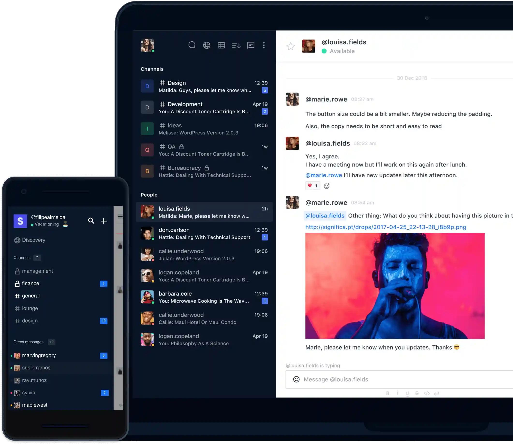 Rocket Chat apps