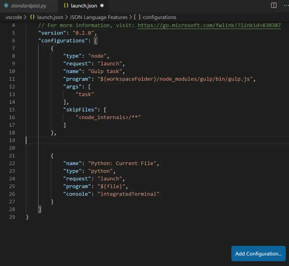 Added a configuration