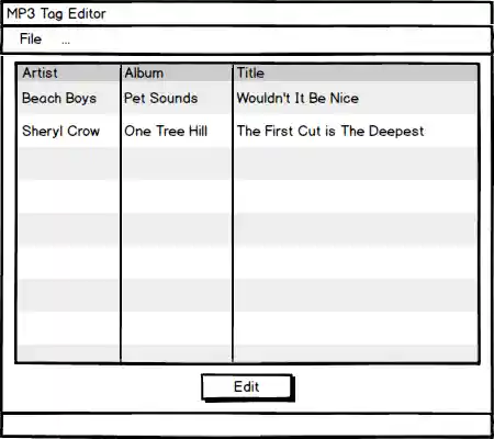 MP3 Editor in wxPython