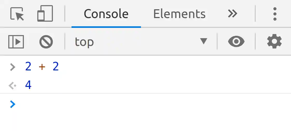 JavaScript Console in Web Developer Tools