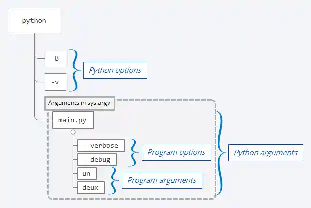 Anatomy of the Python Command Line Arguments