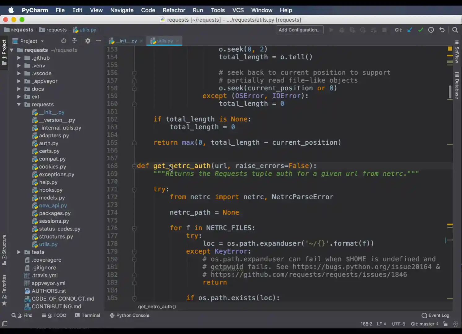Changing method signatures in PyCharm