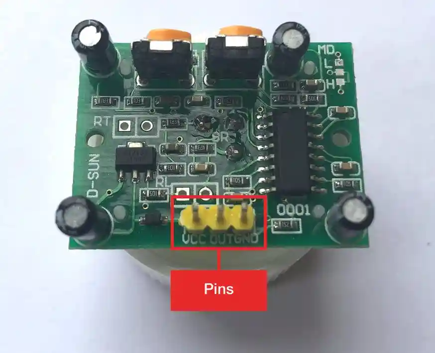 Motion Sensor Pins