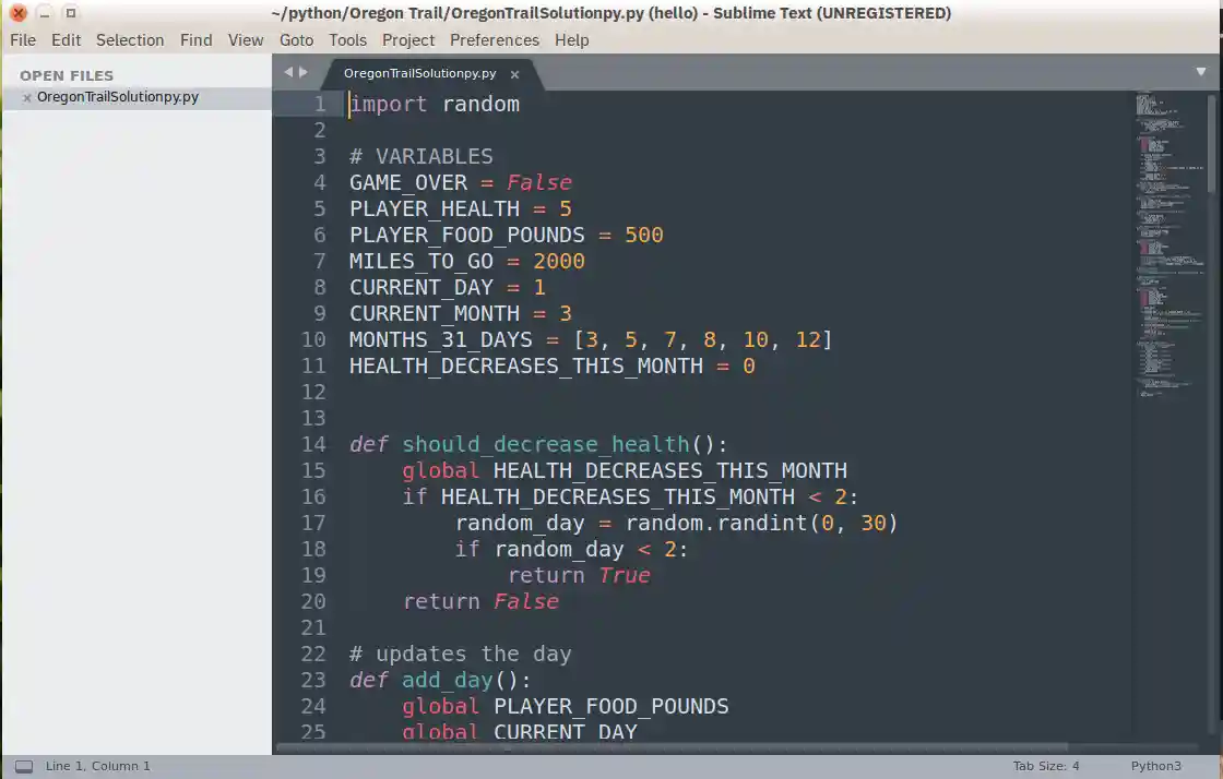 Sublime Text code editor