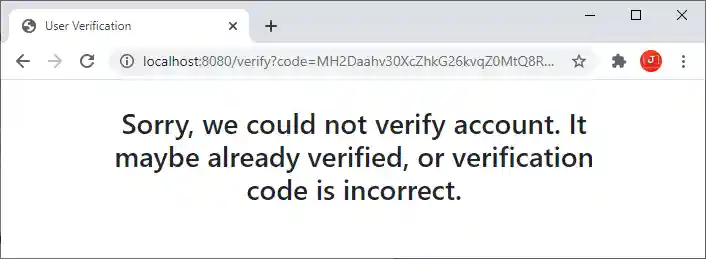 verify fail