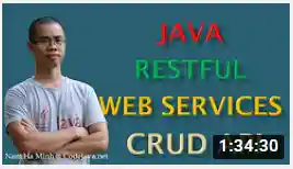 java restful webservices crud tutorial