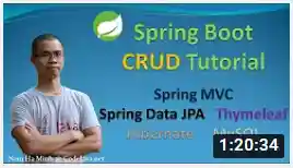 spring boot crud tutorial