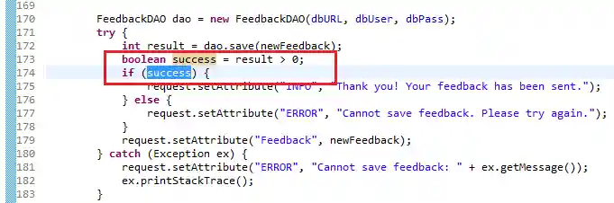 Result of extract local variable