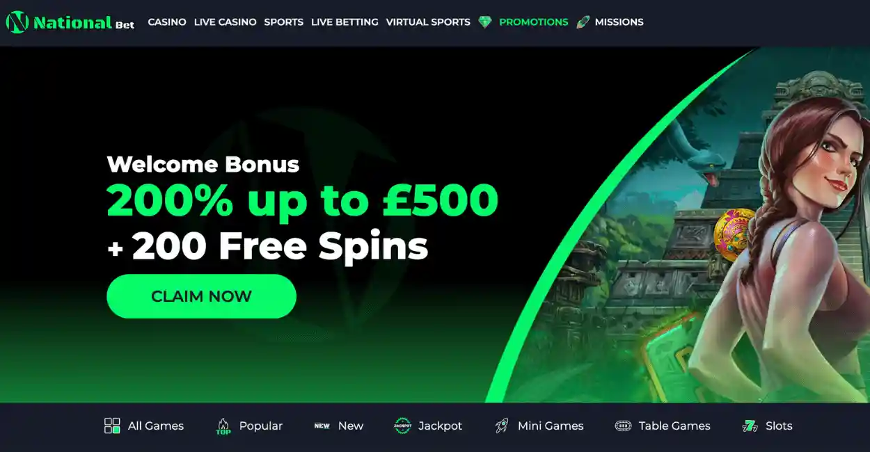 National Bet Non Gamstop Casino