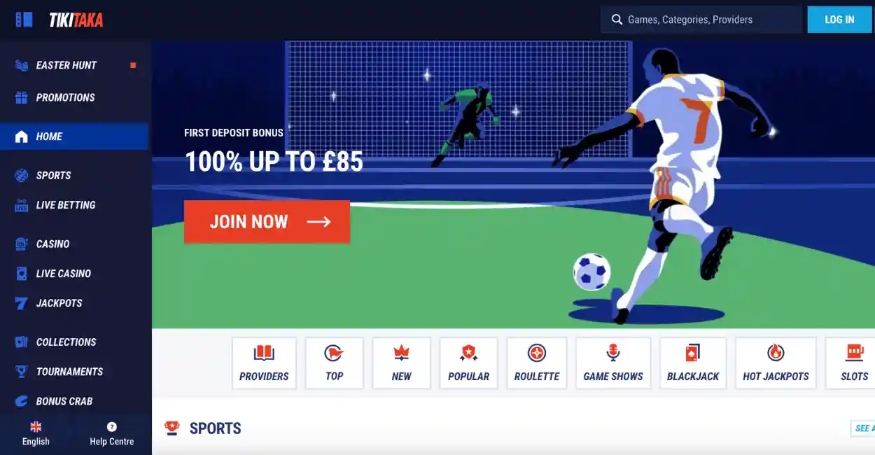 Tikitaka Non Gamstop Casino
