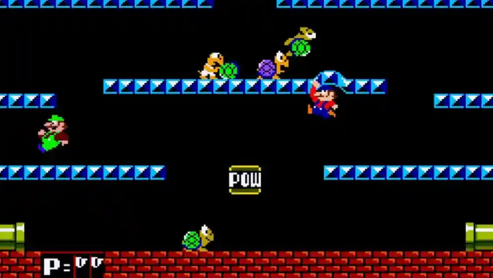 Screenshot for Mario Bros. Review on Arcade