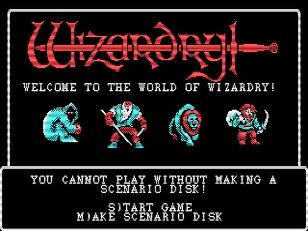 Wizardry — 320×200 CGA