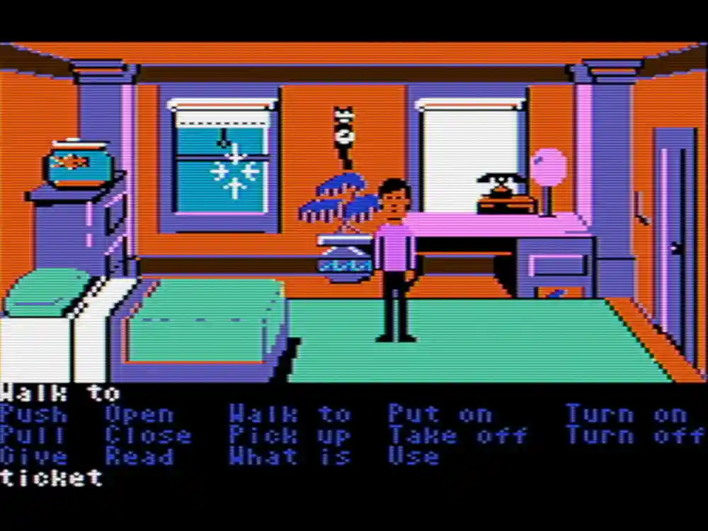 Zak McKracken and the Alien Mindbenders — 320×200 Composite CGA (Tandy)