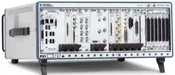 A typical PXI chassis with modules