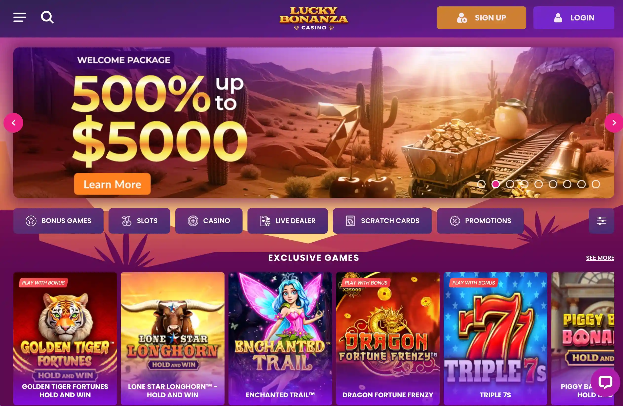 Lucky Bonanza Florida Online Casino
