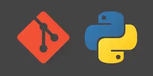 Python and Git logos, copyright their respective owners.