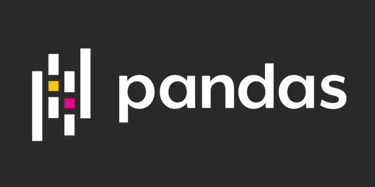 pandas logo. Copyright the PyData Foundation.