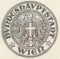 1925, Stadtsiegel mit 'Großem Wappen'