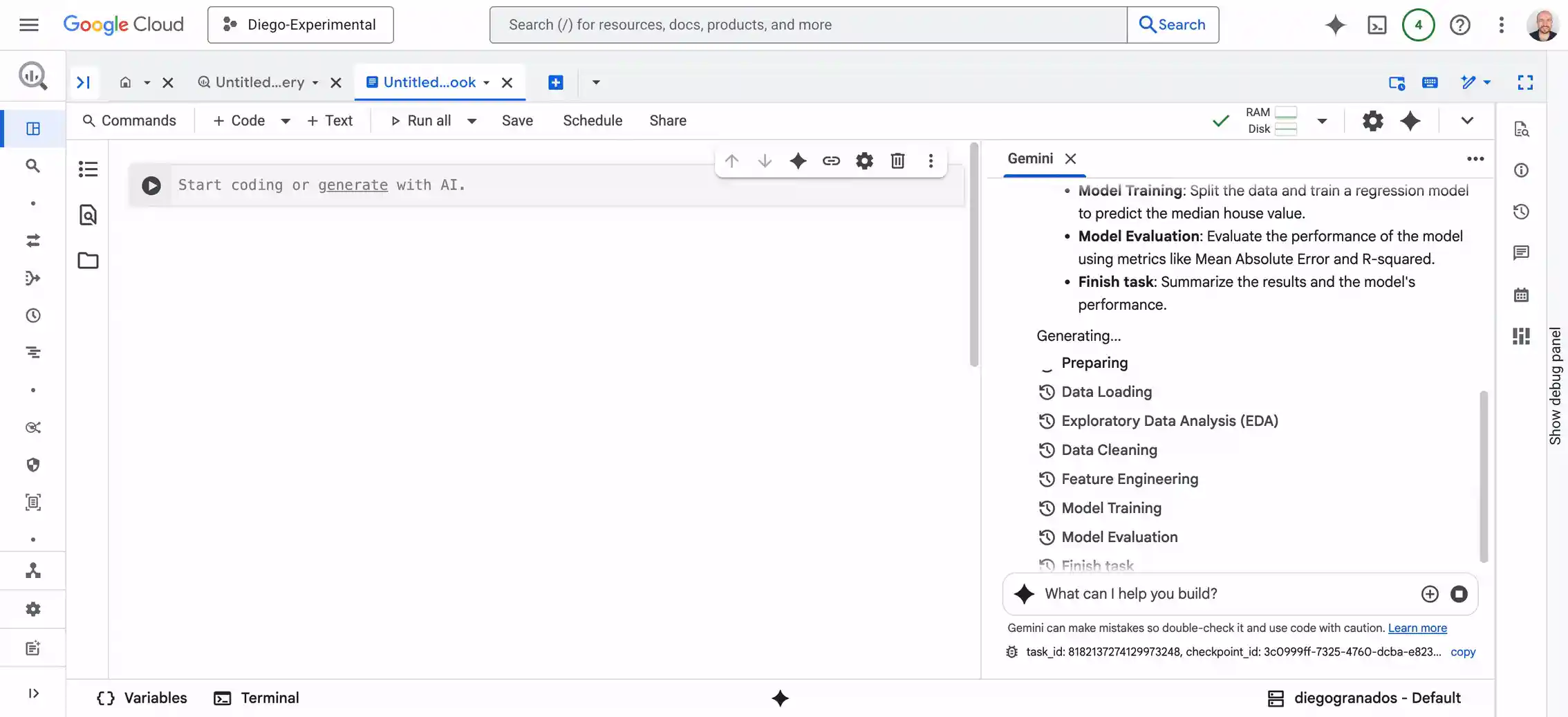 Data Science Agent GIF
