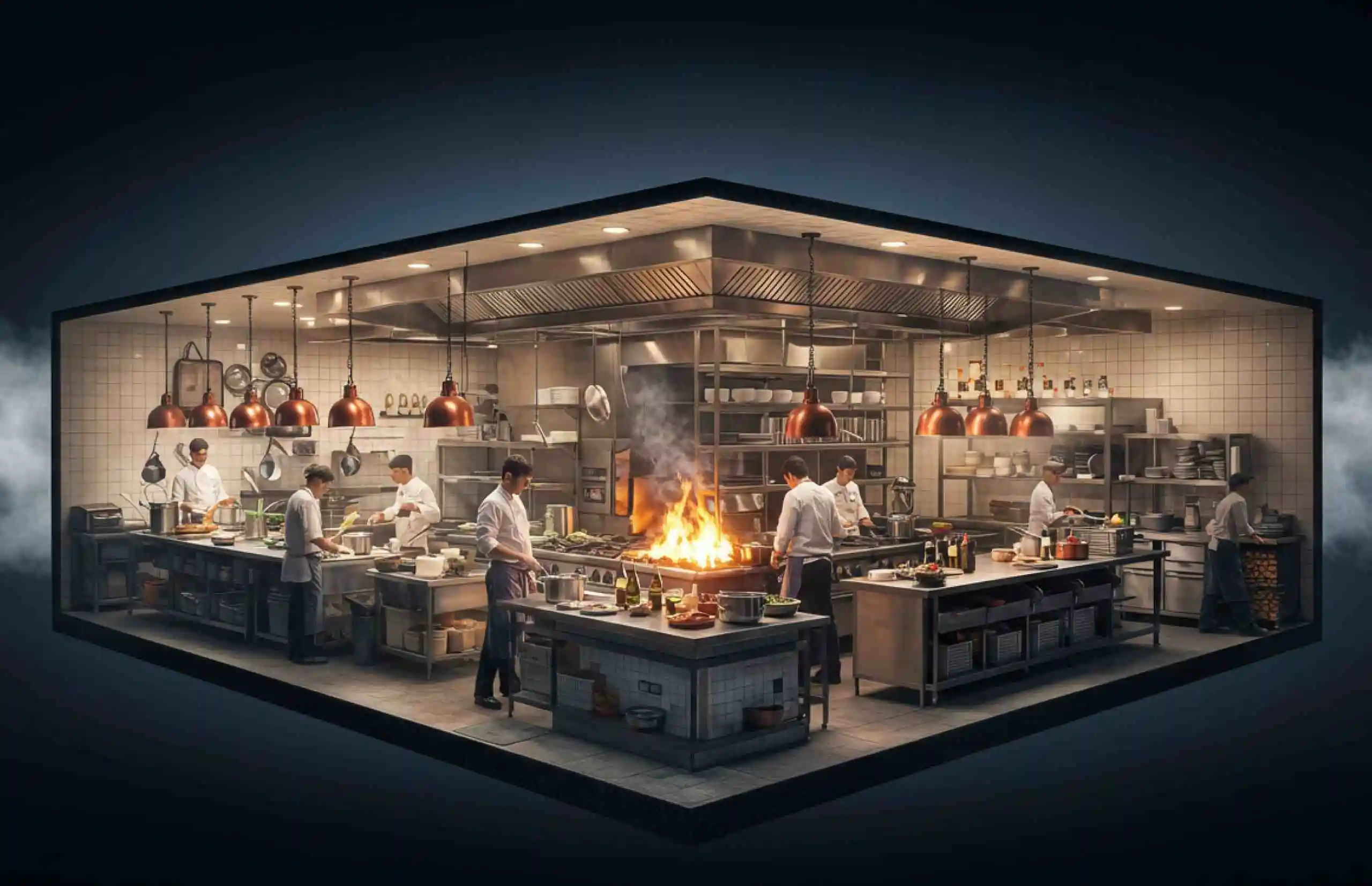 isometric restaurant