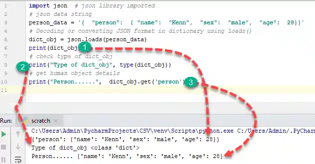 Python JSON Decode Example