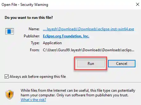 Downloading and Installing Eclipse