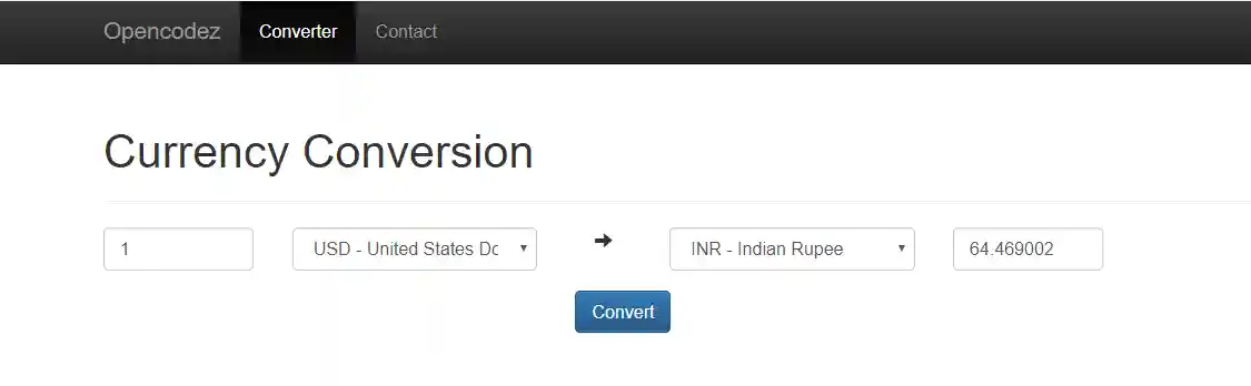 currency conversion app