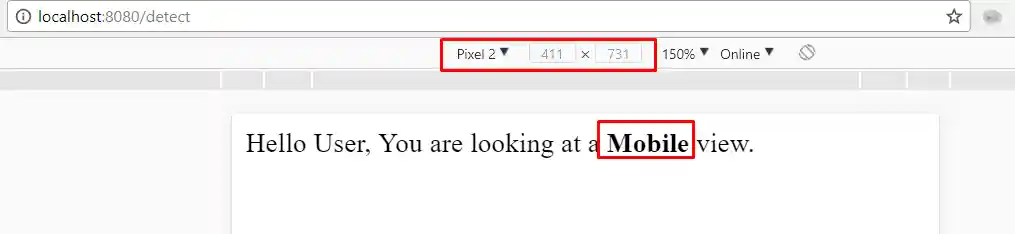 Detect Device Using Spring Mobile