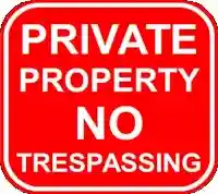 No Trespassing