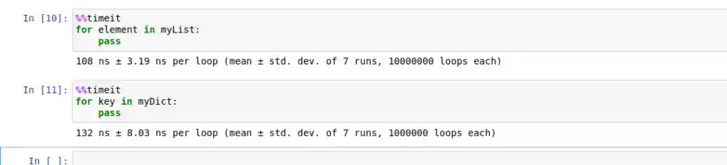 List vs Dictionary Performance while iteration