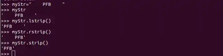 Strip String in Python