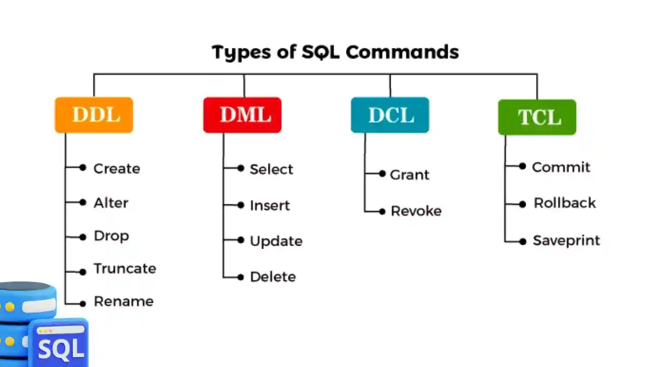 Diagram introducing SQL concepts