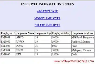 J2EE APPLICATION Testing Example 2