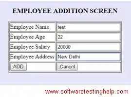 J2EE APPLICATION Testing Example 3